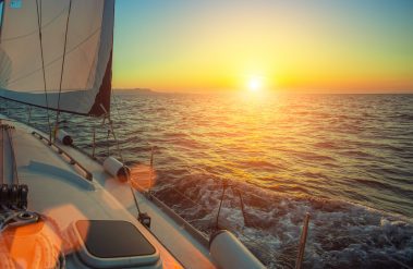 Sunsetting over the horizon
